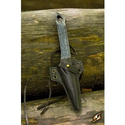 LARP Halsabschneider Messer mit Halter, schwarz - Celtic Webmerchant