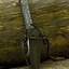 LARP cuchillo degollada con soporte, negro - Celtic Webmerchant