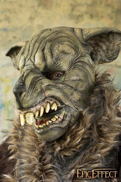 Rodent Mask Brown, LARP Mask - Celtic Webmerchant