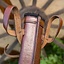 LARP dagger scabbard, small, right-hand, brown - Celtic Webmerchant