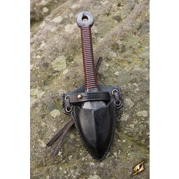 LARP kunai kniv med hållare, svart - Celtic Webmerchant
