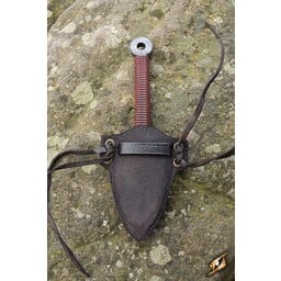 LARP kunai knife with holder, black - Celtic Webmerchant