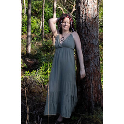 Godinnen Jurk Athena, kaki - Celtic Webmerchant