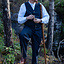 1920 vest Harold, blue - Celtic Webmerchant