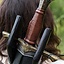 LARP back scabbard Sky Hook, brown - Celtic Webmerchant