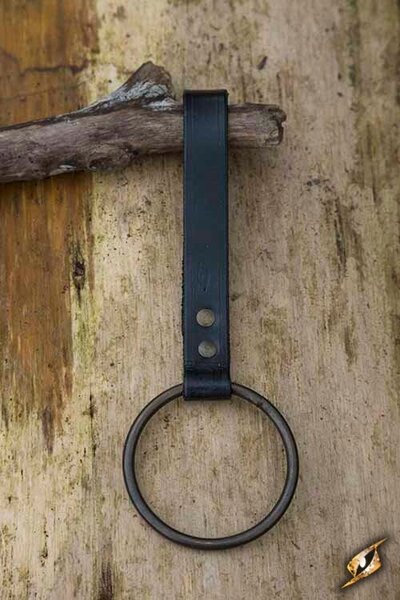 Uchwyt na pasek LARP do paska, czarny - Celtic Webmerchant