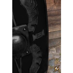 LARP Roman scutum, black - Celtic Webmerchant