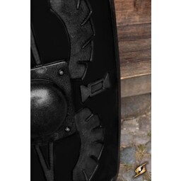 LARP Roman Scutum, schwarz - Celtic Webmerchant