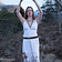 Göttinnenkleid Athene, weiß - Celtic Webmerchant