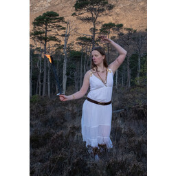 Godinnen Jurk Athena, wit - Celtic Webmerchant
