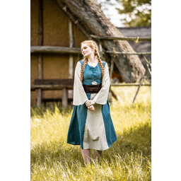 Kleid Belle, hellblau-creme - Celtic Webmerchant