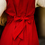 Dress Belle, red-cream - Celtic Webmerchant