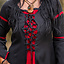 Dress Eleanora red-black - Celtic Webmerchant