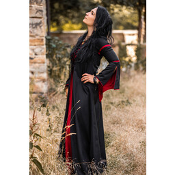 Robe Eleanora, rouge et noir - Celtic Webmerchant