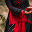 Dress Eleanora red-black - Celtic Webmerchant