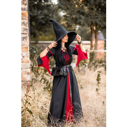 Dress Eleanora red-black - Celtic Webmerchant