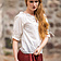 Leonardo Carbone Blusa Julia crema - Celtic Webmerchant