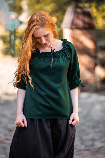 Camicetta Julia verde - Celtic Webmerchant