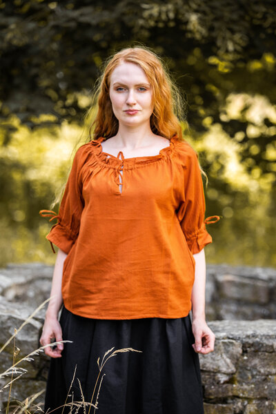 Blouse Julia ocre - Celtic Webmerchant