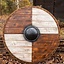 LARP shield Thegn, weiß Holz, 70 cm - Celtic Webmerchant