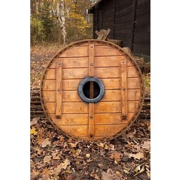 LARP shield Thegn, weiß Holz, 70 cm - Celtic Webmerchant