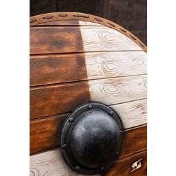 LARP shield Thegn, weiß Holz, 70 cm - Celtic Webmerchant