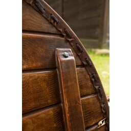 LARP shield Thegn, weiß Holz, 70 cm - Celtic Webmerchant