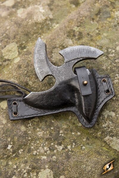 LARP shuriken with holder, black - Celtic Webmerchant