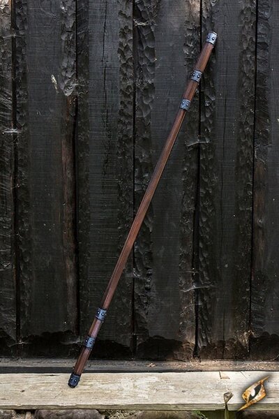 LARP Staff con lavori in metallo - Celtic Webmerchant