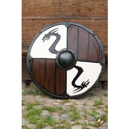 GN blanc bouclier de dragon Viking - Celtic Webmerchant