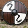 Epic Armoury LARP Viking Drachen Schild weiß - Celtic Webmerchant