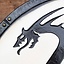 LARP de Viking blanco escudo de dragón - Celtic Webmerchant
