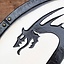 LARP Viking Drachen Schild weiß - Celtic Webmerchant