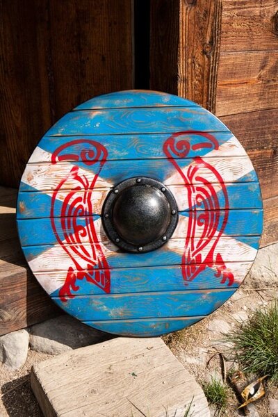 LARP Viking runde skjold Odins ravn - Celtic Webmerchant