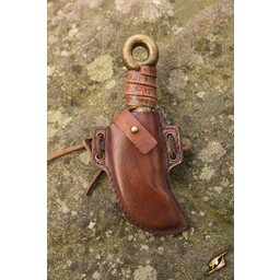 LARP skinner knife with holder, brown - Celtic Webmerchant