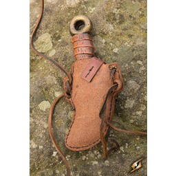 LARP Skinner kniv med holder, brun - Celtic Webmerchant