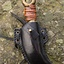 LARP skinner knife with holder, black - Celtic Webmerchant