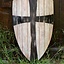 LARP kite shield czarny krzyż - Celtic Webmerchant