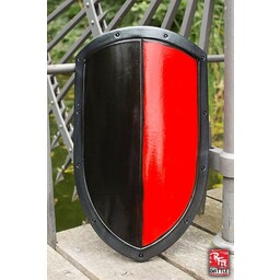 LARP kite SKJOLD sort / rød - Celtic Webmerchant