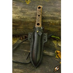 GRV lancio / coltello di spinta con supporto, nero - Celtic Webmerchant