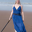 Vestido Diosa Atenea, azul real - Celtic Webmerchant
