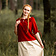 Leonardo Carbone Blouse Julia red - Celtic Webmerchant