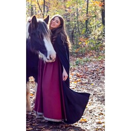 Velvet cloak Ilja black - Celtic Webmerchant