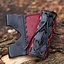 LARP zwaardhouder Imperial, rojo-negro - Celtic Webmerchant