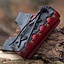 LARP zwaardhouder Imperial, red-black - Celtic Webmerchant