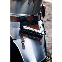 LARP zwaardhouder Imperial, negro-marrón - Celtic Webmerchant