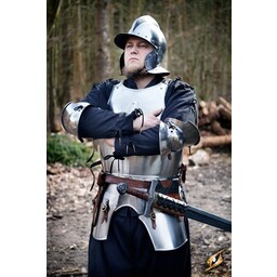 LARP zwaardholder Imperial, sort-brun - Celtic Webmerchant