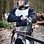 LARP zwaardhouder Imperial, black-brown - Celtic Webmerchant