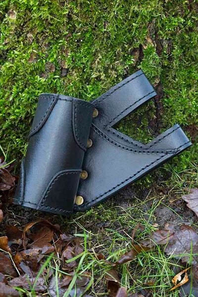 LARP zwaardhouder King, zwart - Celtic Webmerchant