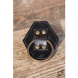 Porta espada LARP con anillo, negro - Celtic Webmerchant